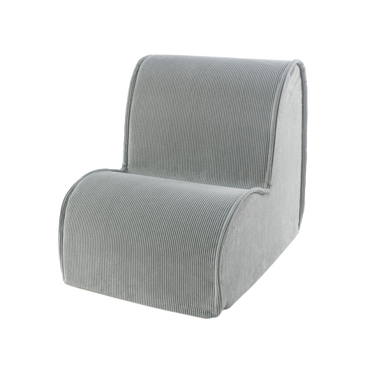 Children's armchair Cord - grey