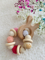 Beissring Hase rosa