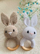 Rassel Hase weiss