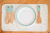 Vaisselle en bois, ensemble de jeu éducatif pour enfants, accessoires de cuisine