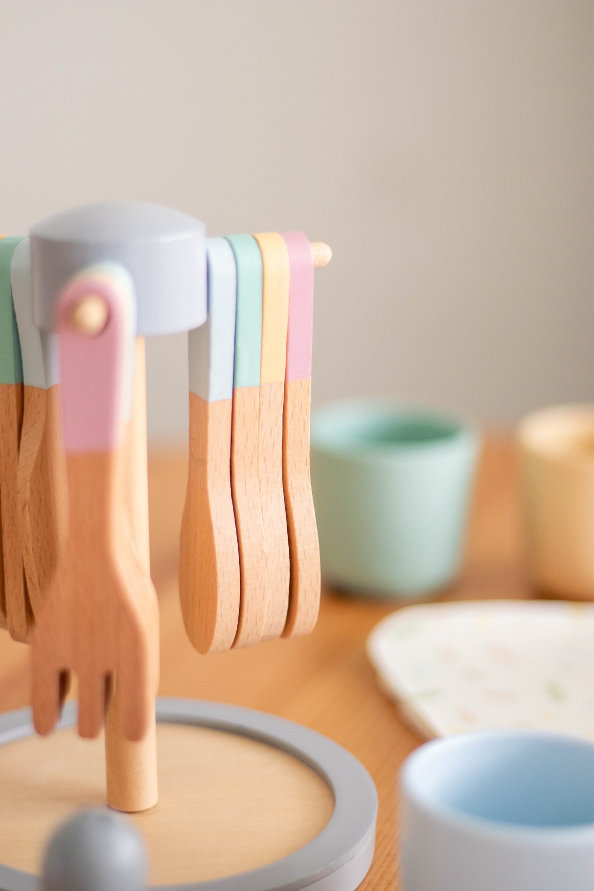 Vaisselle en bois, ensemble de jeu éducatif pour enfants, accessoires de cuisine
