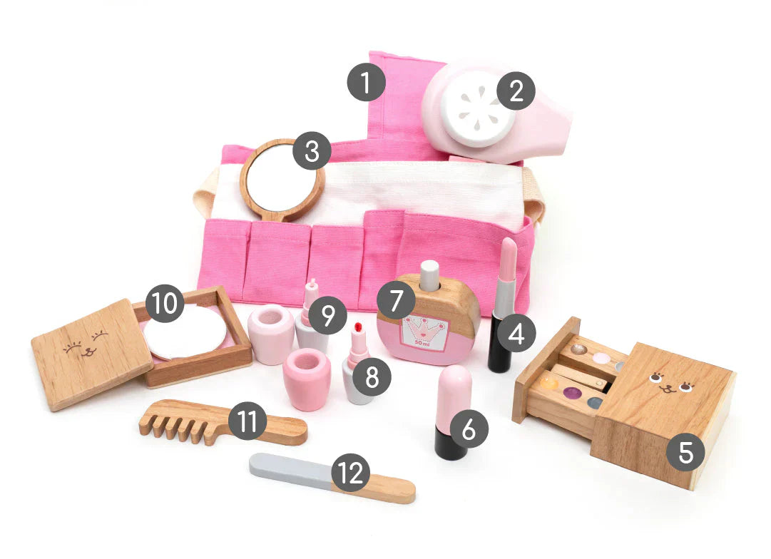 UMU Holz Kosmetik Spielset