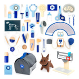 UMU Holz Tierarzt Spielset blau
