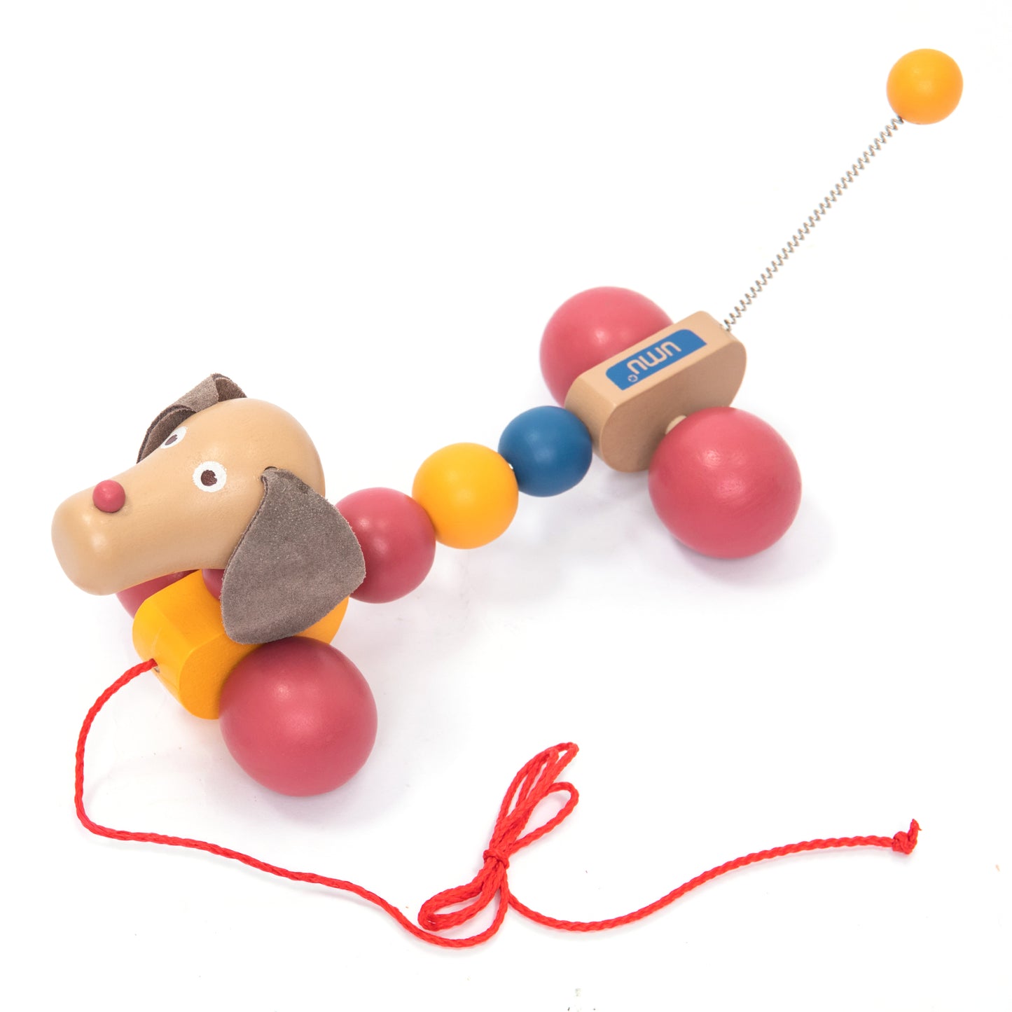 Nachzieh-Hündchen Puppy aus Holz