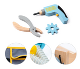Ensemble de jeu d'outils en bois en bois