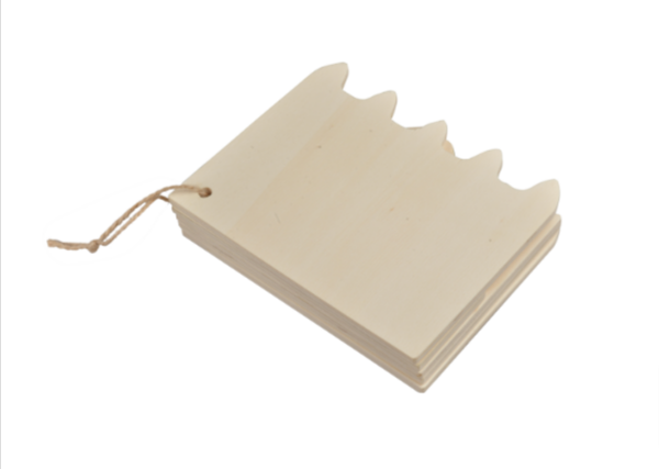 Sandbürste aus Holz