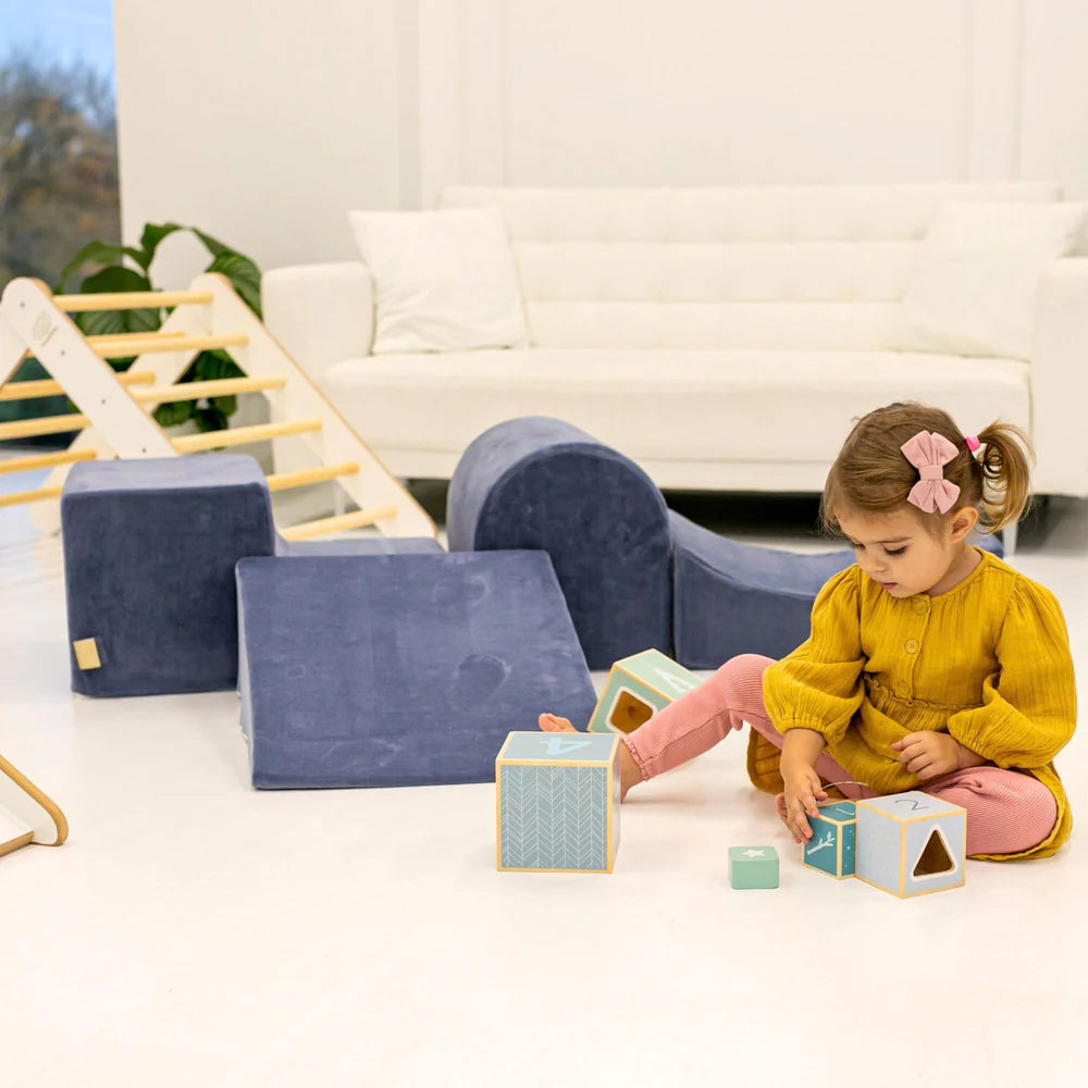 Ästhetisches Schaumspielset Velours, Kinderspielplatz, 3 Teile