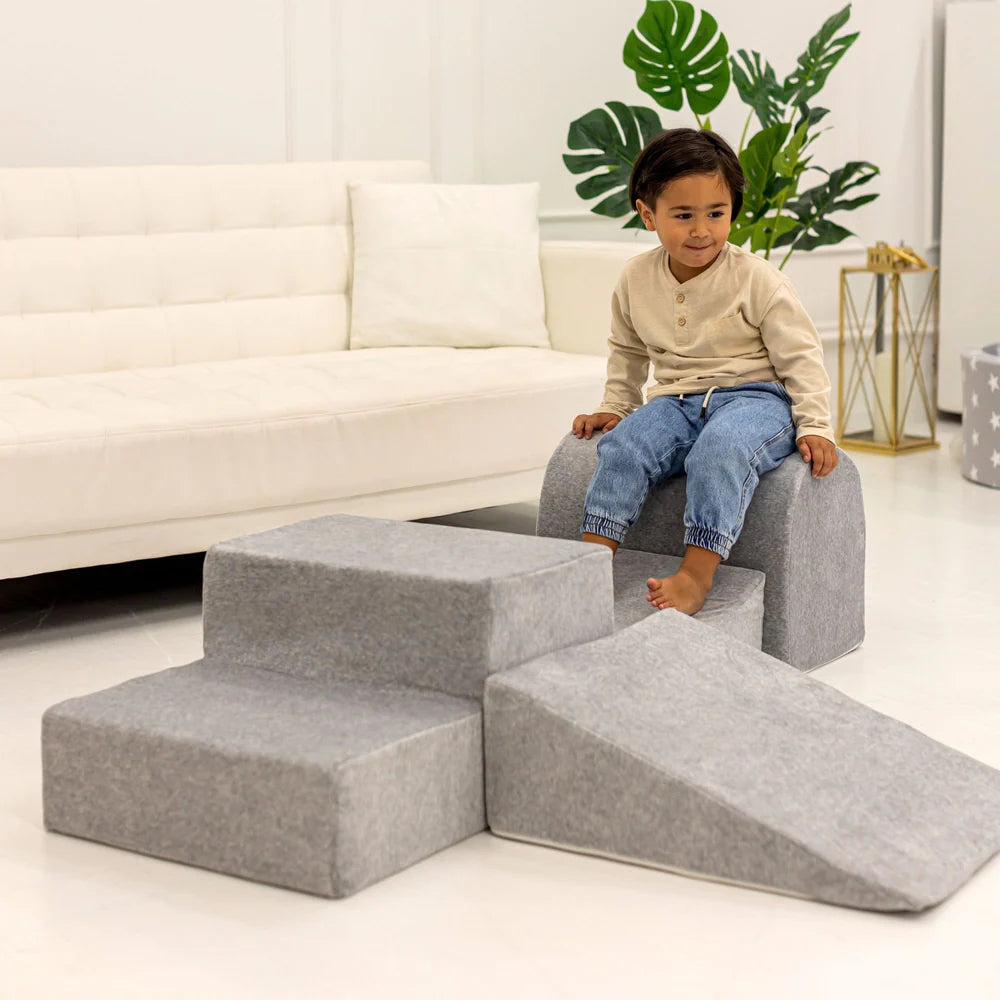 Ästhetisches Schaumspielset Velours, Kinderspielplatz, 3 Teile