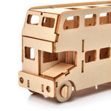 Holzpuzzle Model 3D - Bus