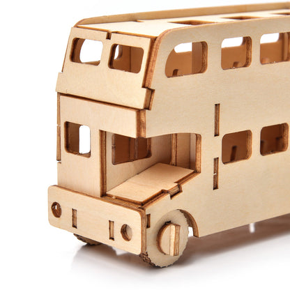 Holzpuzzle Model 3D - Bus