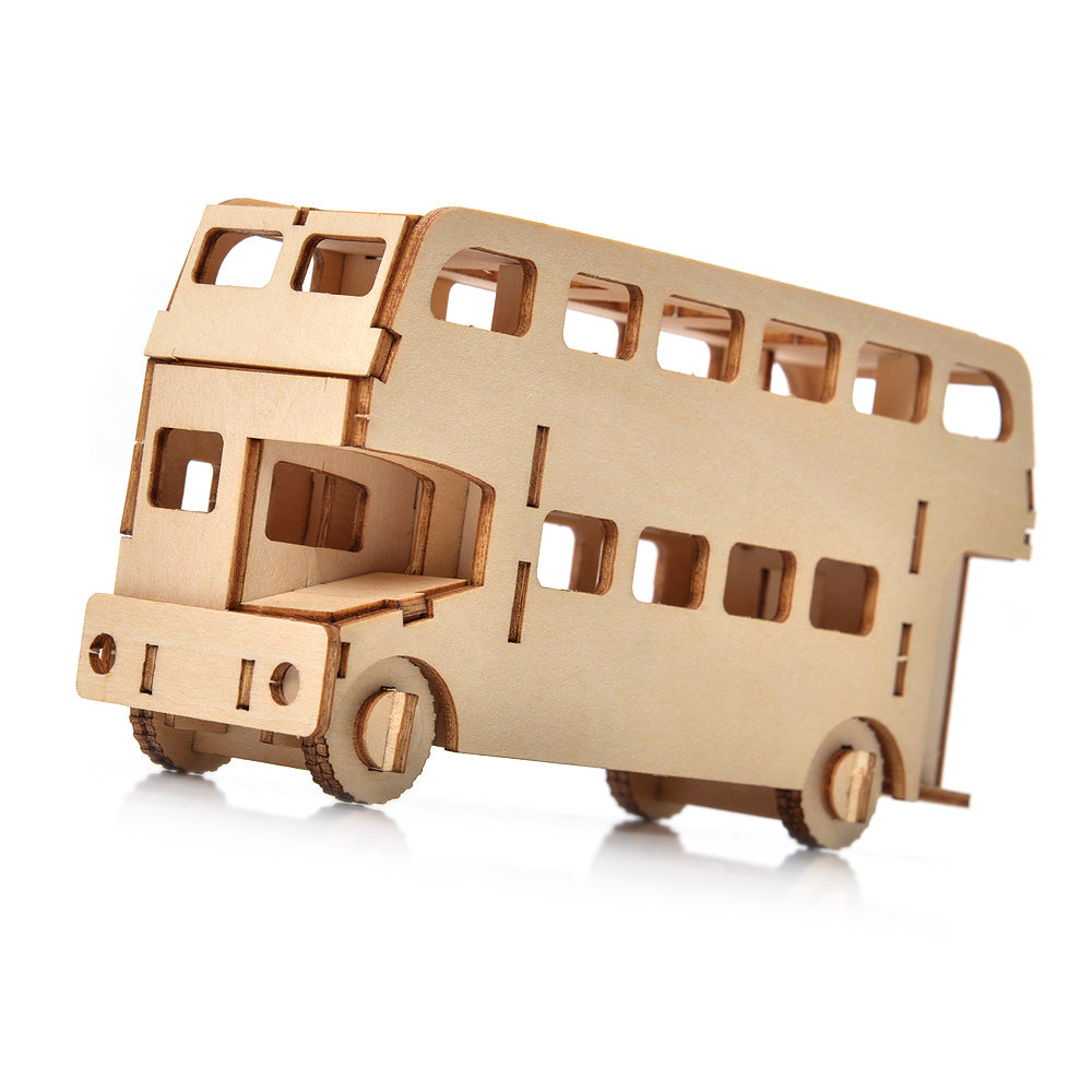 Holzpuzzle Model 3D - Bus