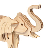 Holzpuzzle Model 3D - Elefant