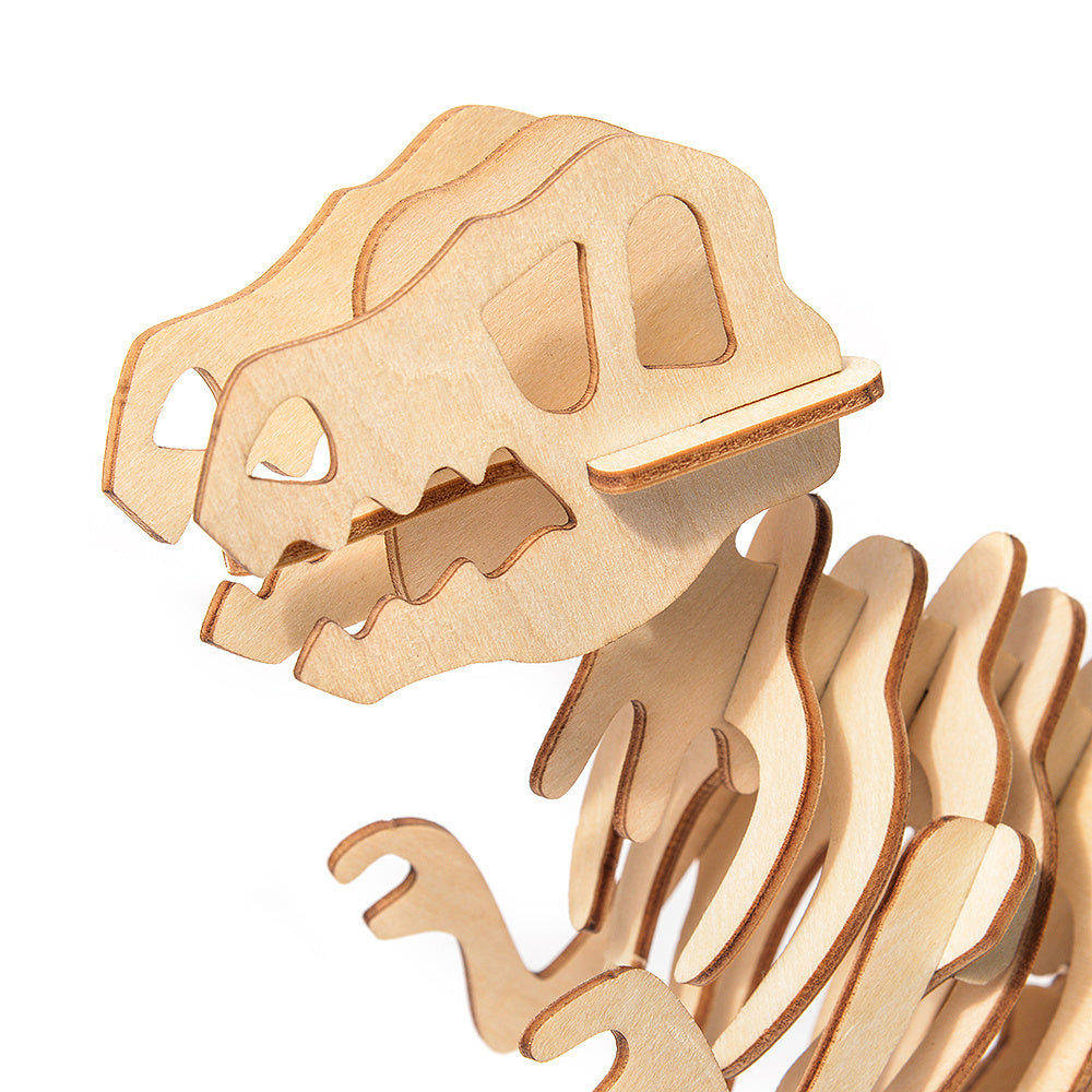 Puzzle en bois modèle 3D - T-Rex