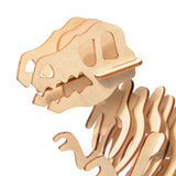 Puzzle en bois modèle 3D - T-Rex